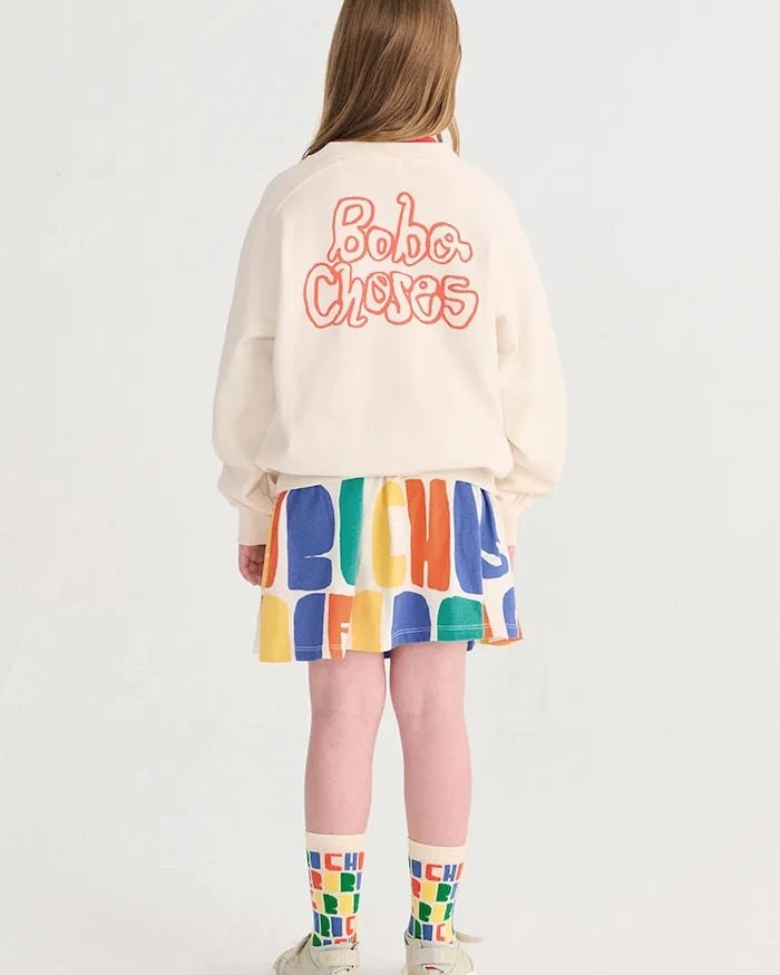 Bobo Choses By Hand Çocuk Pamuklu Sweatshirt