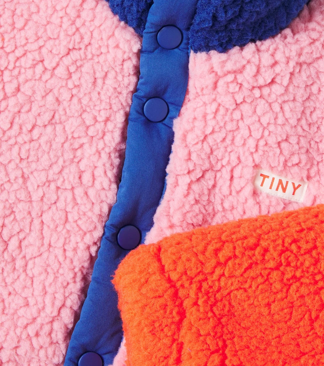 Tinycottons - Colorblocked teddy jacket