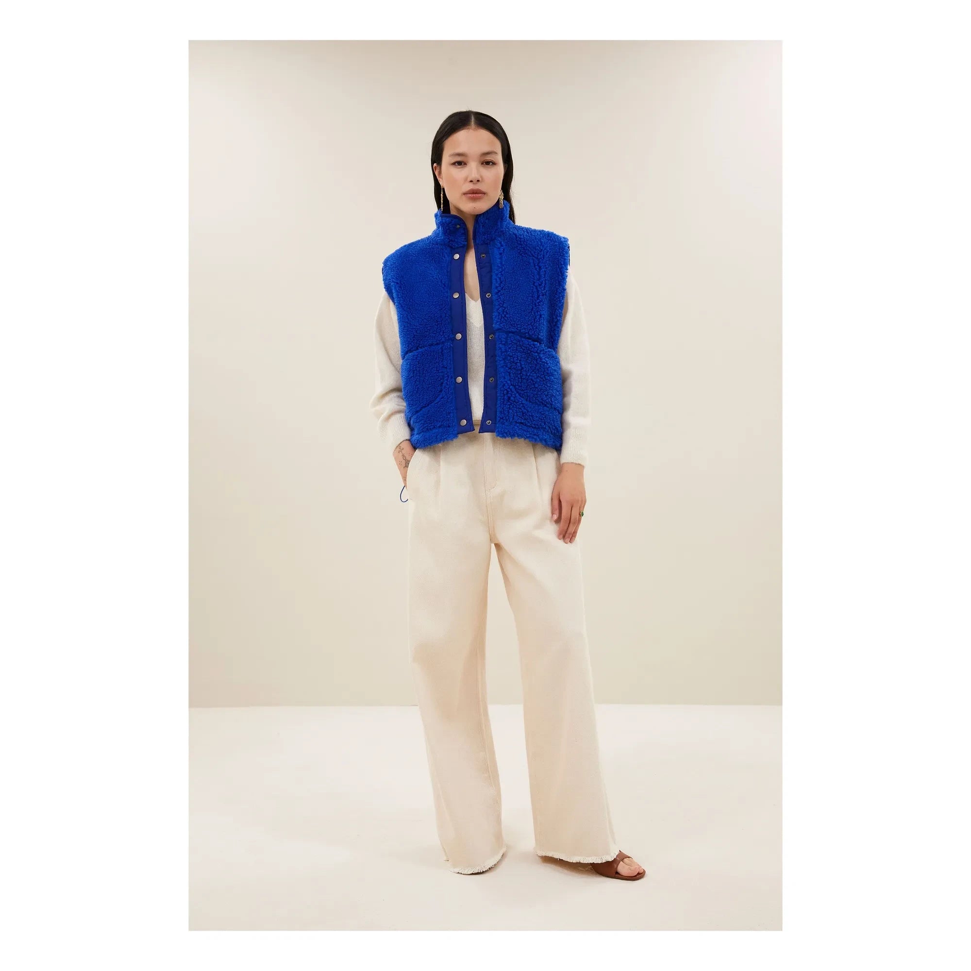 By Bar - Steve vest | Azure blue