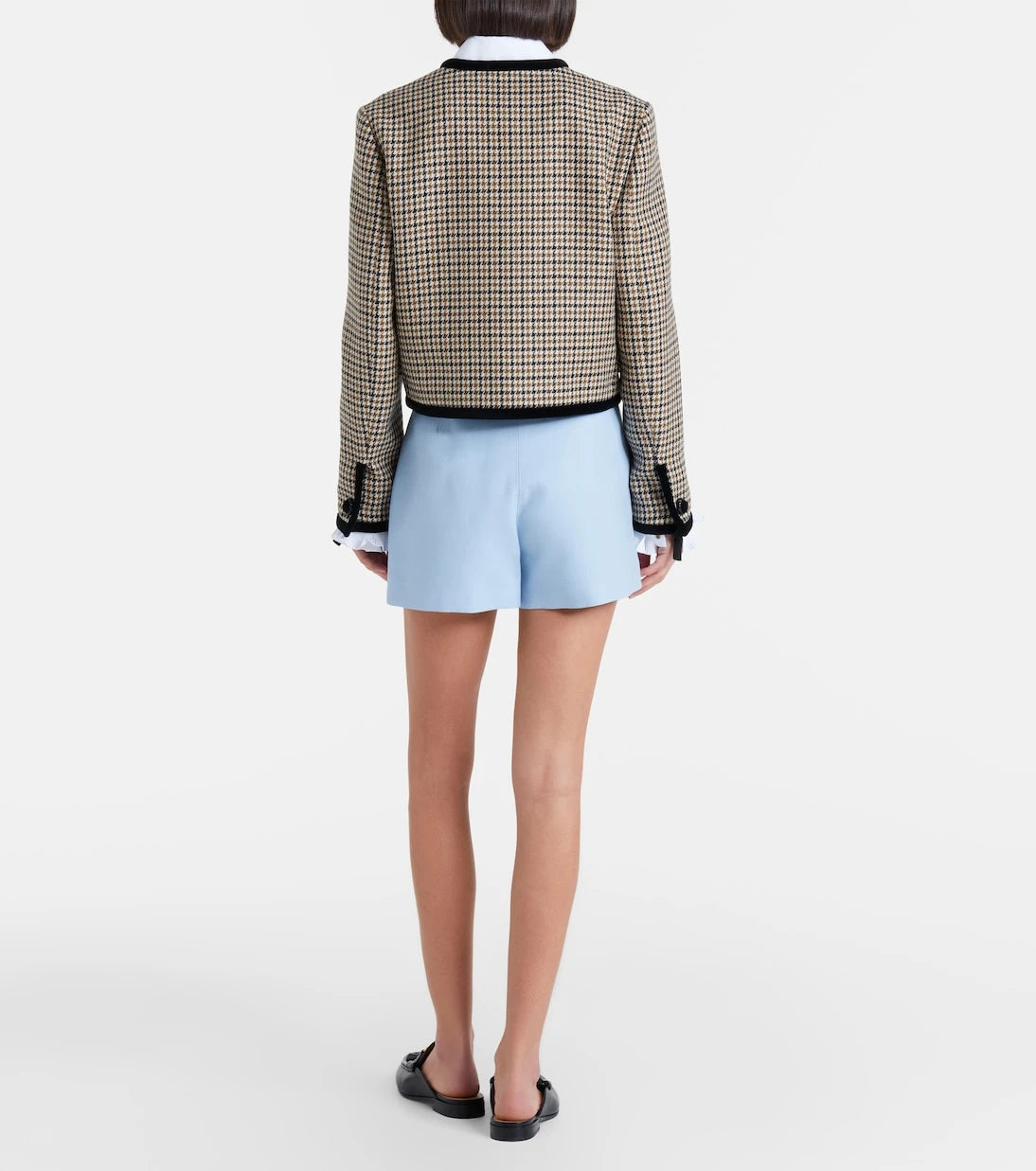 Valentino - Crepe Couture VGold shorts