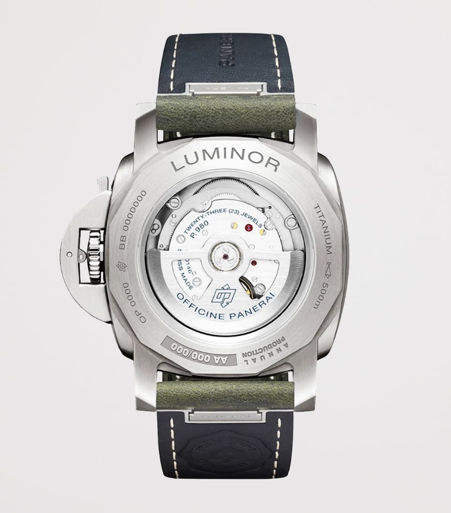 Brushed Titanium Luminor Marina Watch 44mm