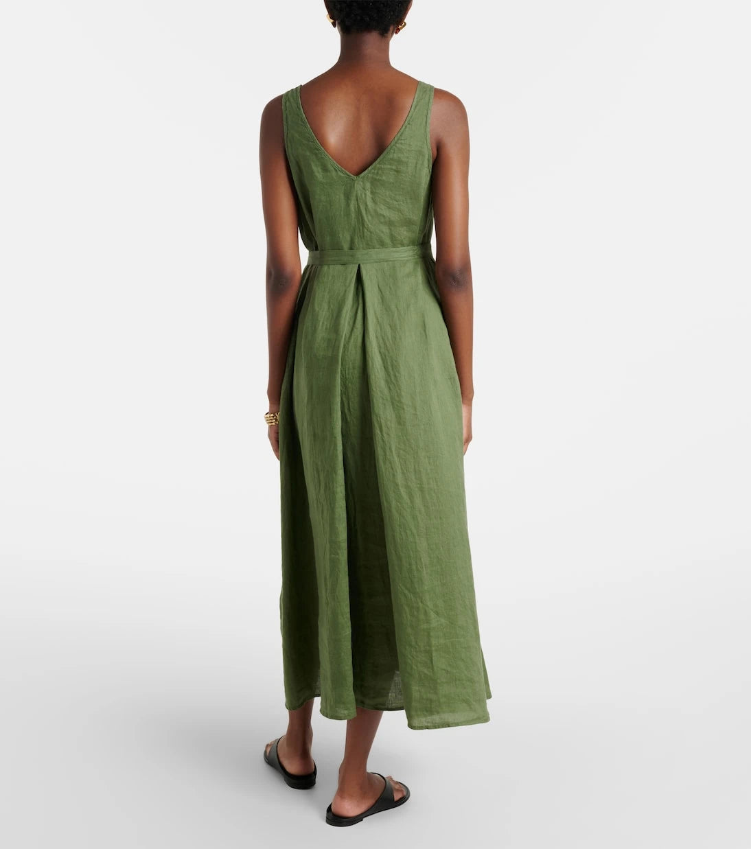 Velvet - Reta linen midi dress
