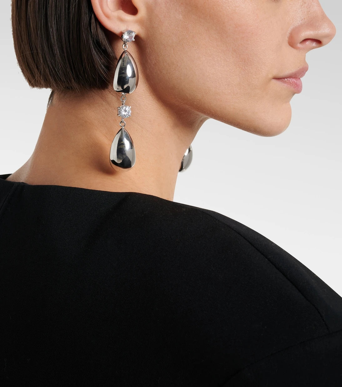 Magda Butrym - Crystal-embellished drop earrings