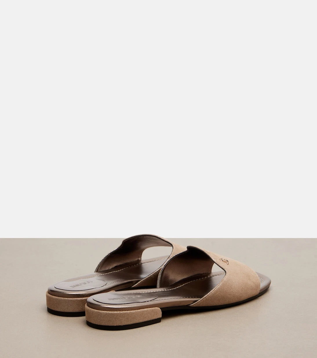 Jimmy Choo - Dina leather slides