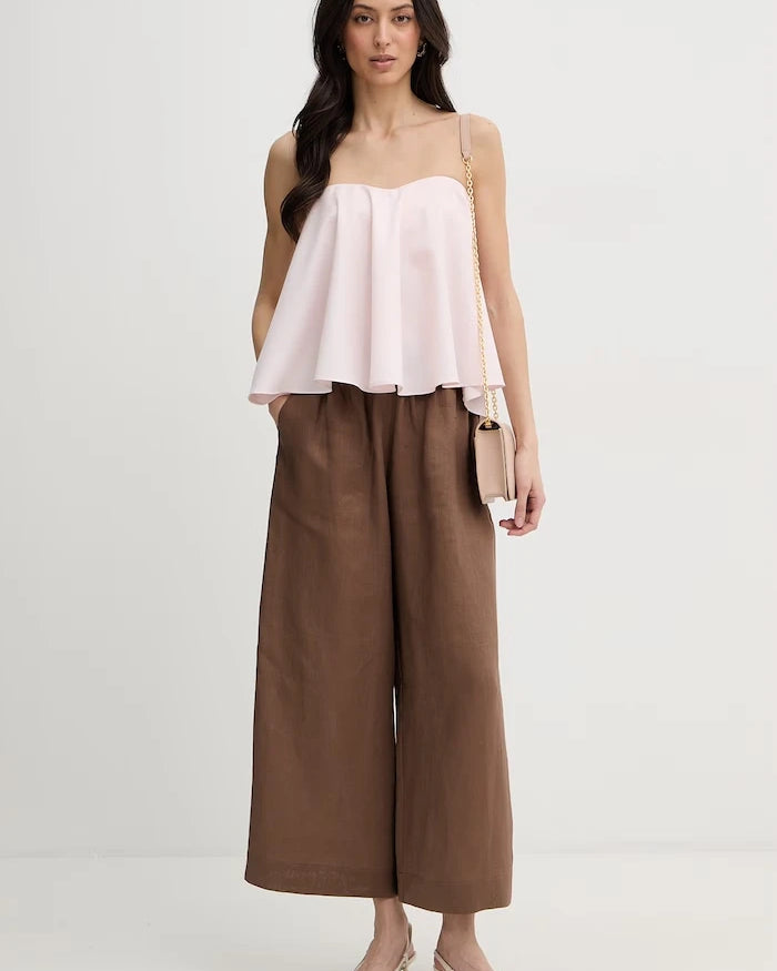 Twinset Kadın Açık Omuz Bluz, Yün Karışımlı