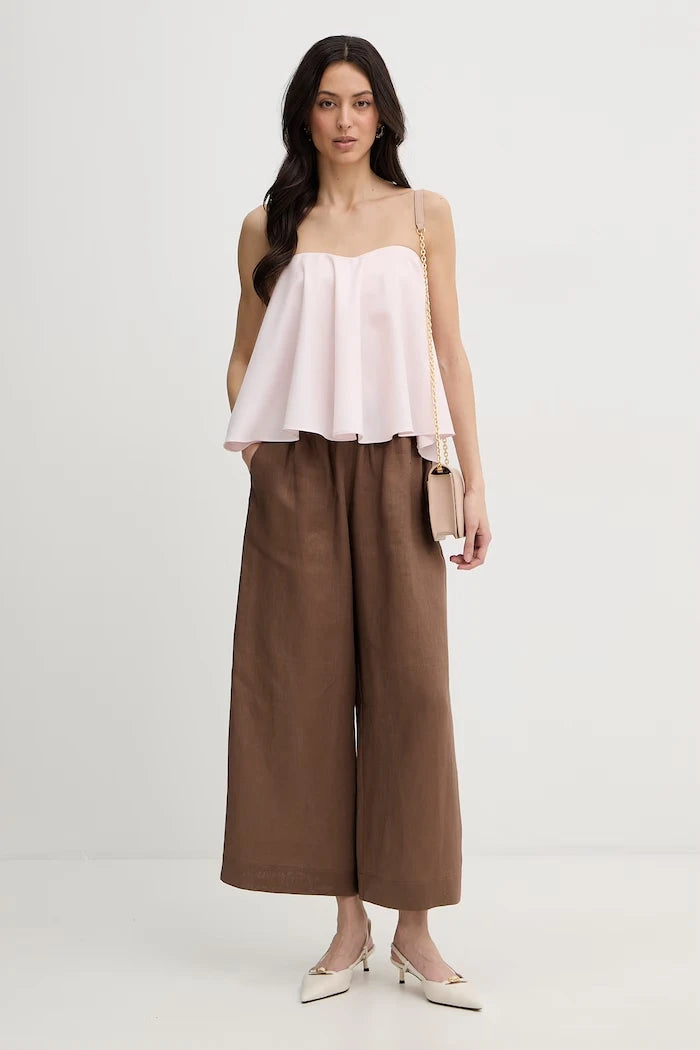 Twinset Kadın Açık Omuz Bluz, Yün Karışımlı