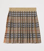 Burberry Kids Wool-Blend Check Pleated Skirt (3-12 Years)