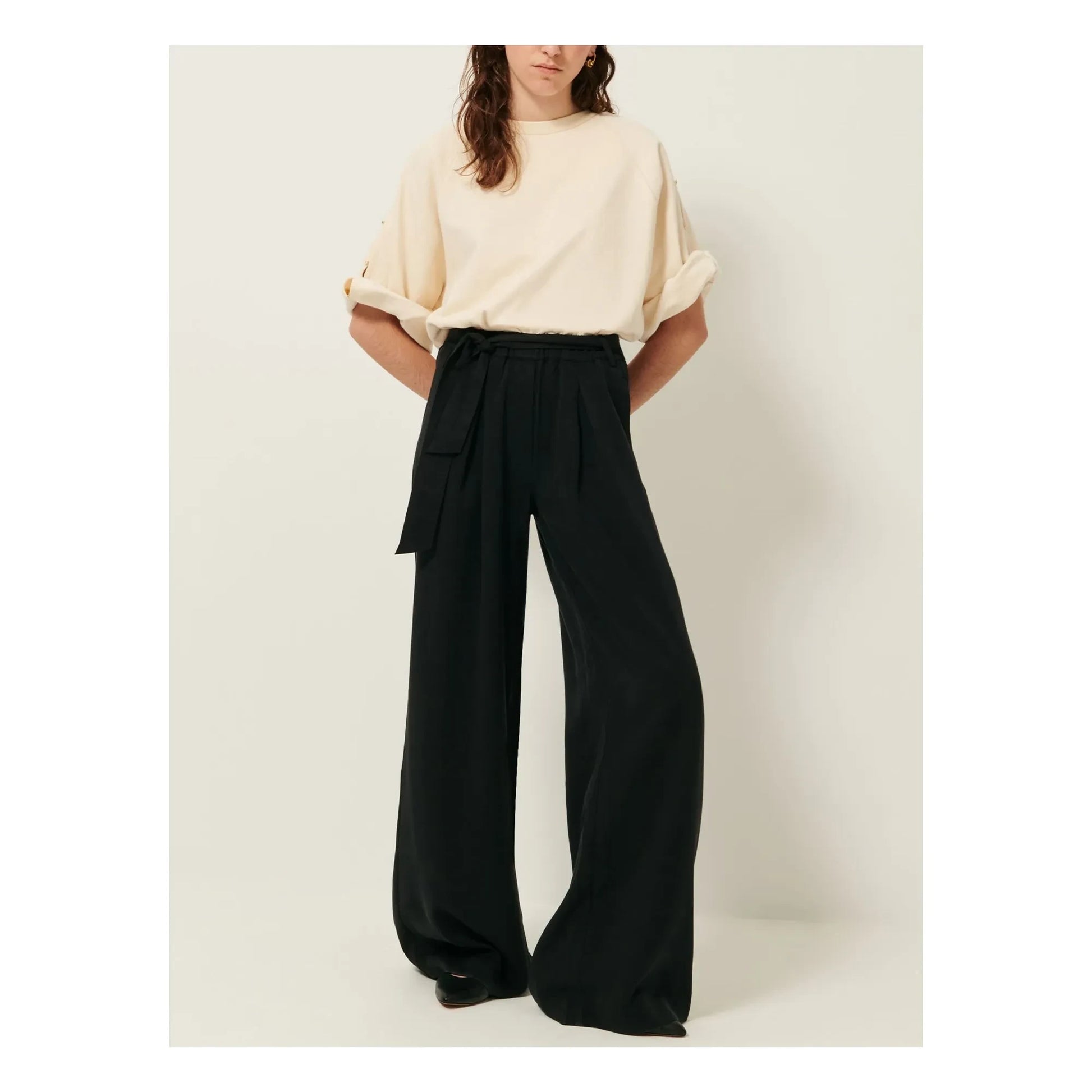 Sessùn - Rim pants | Black