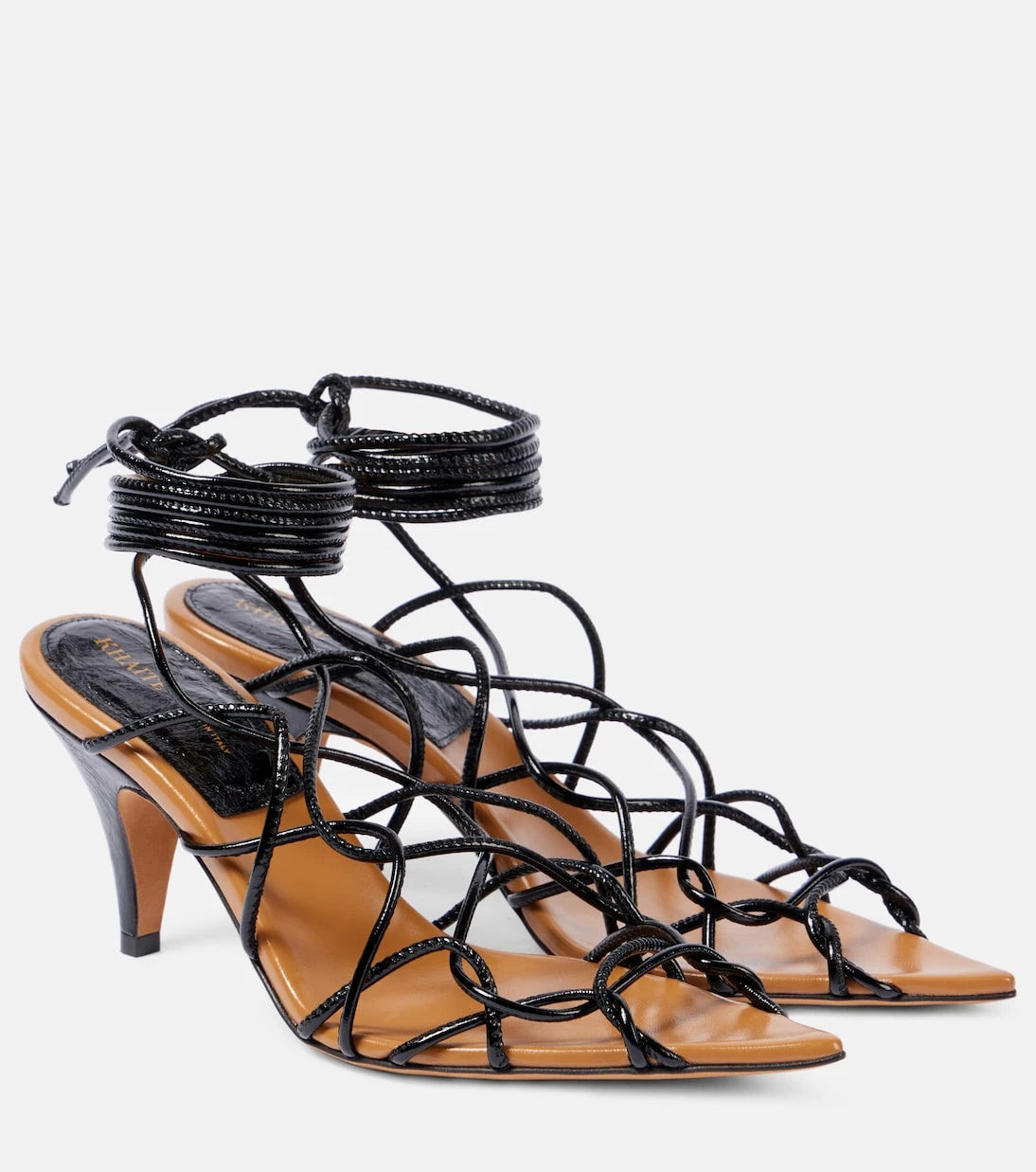 Khaite - Arden 75 leather sandals