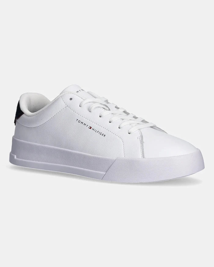 Tommy Hilfiger TH COURT LTH DETAIL Erkek Deri Spor Ayakkabı