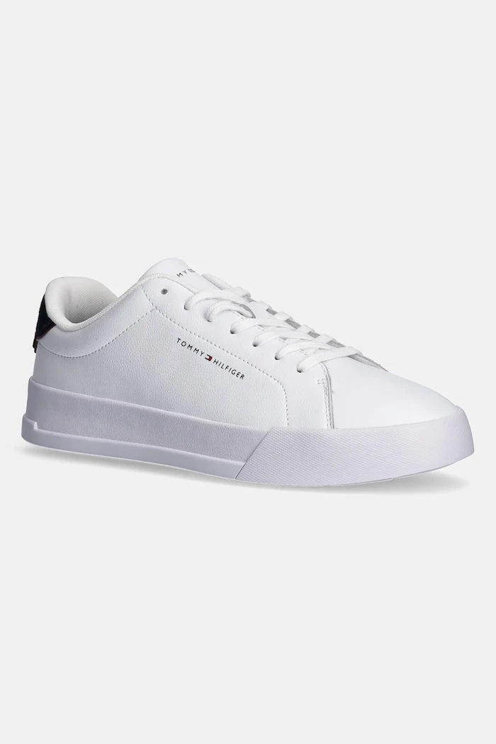 Tommy Hilfiger TH COURT LTH DETAIL Erkek Deri Spor Ayakkabı