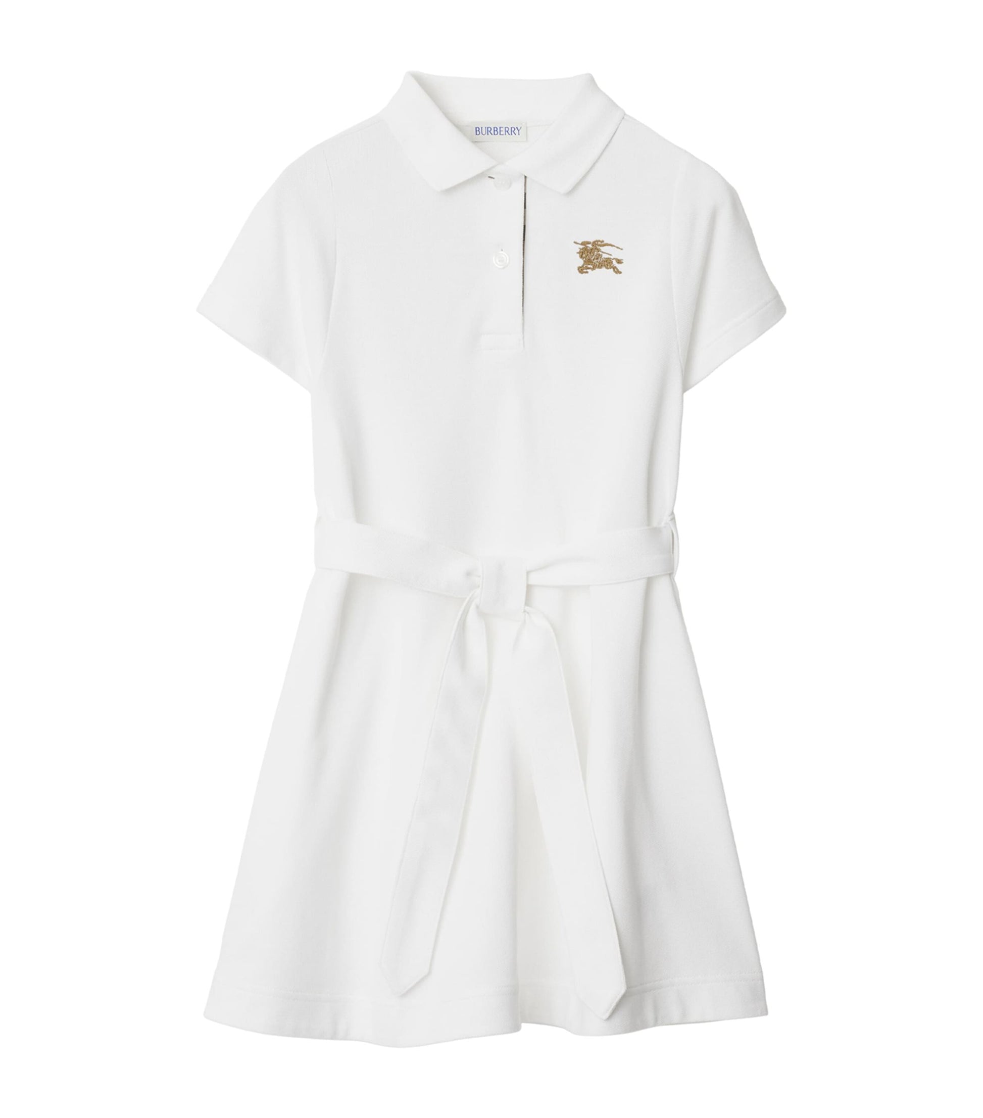 Burberry Kids Cotton EKD Polo Dress (3-12 Years)