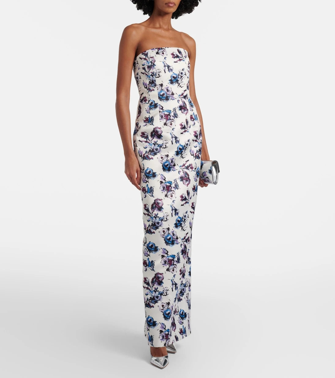 Emilia Wickstead - Laelia floral bustier gown