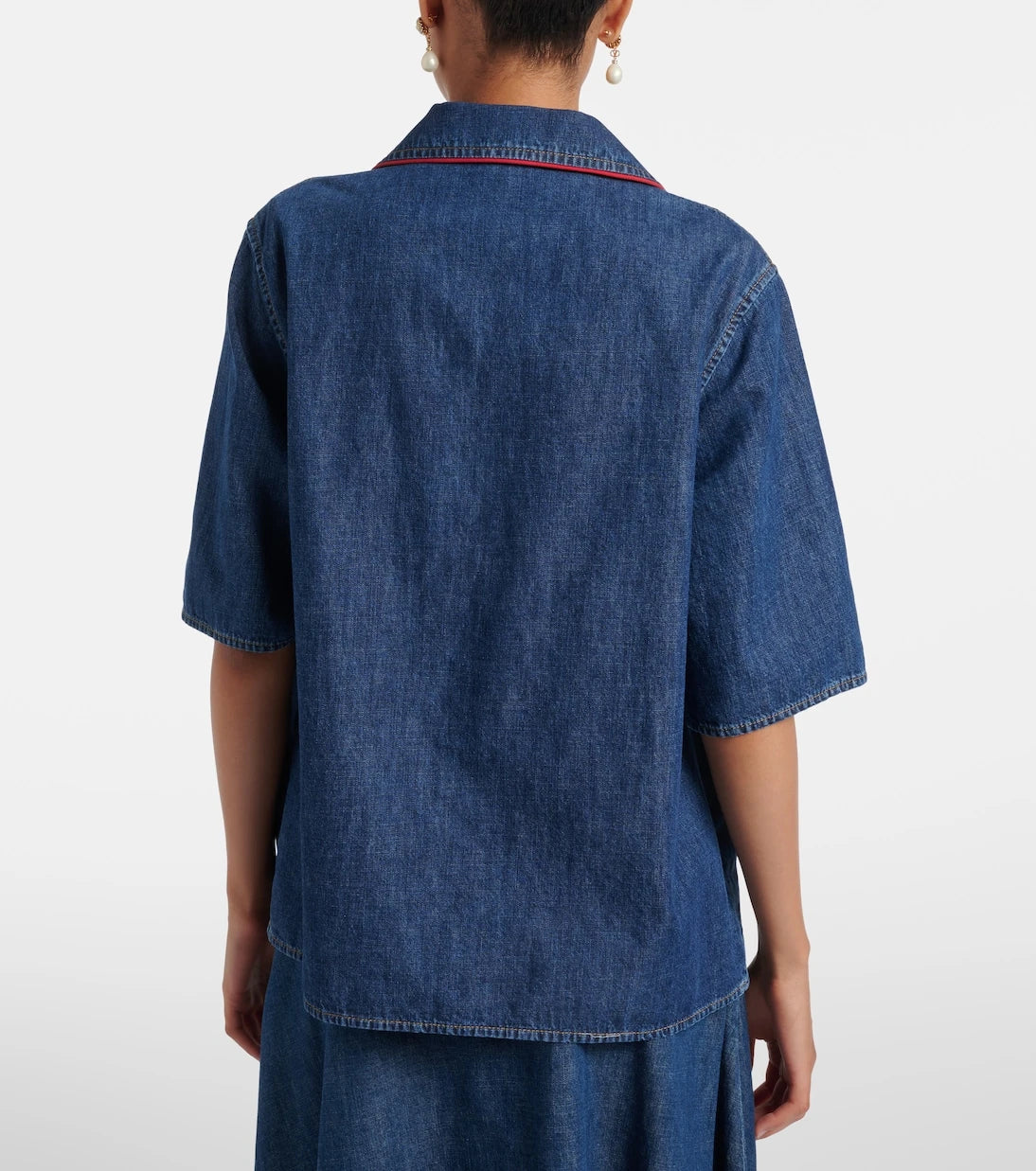 Valentino - VGold denim top