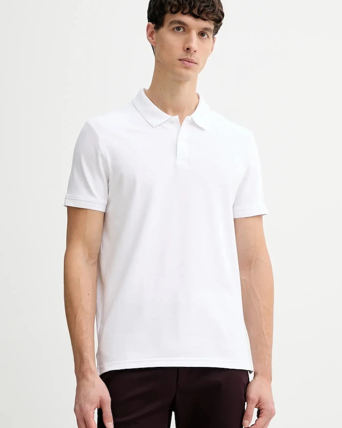 Calvin Klein тениска с яка мъжка с памук
