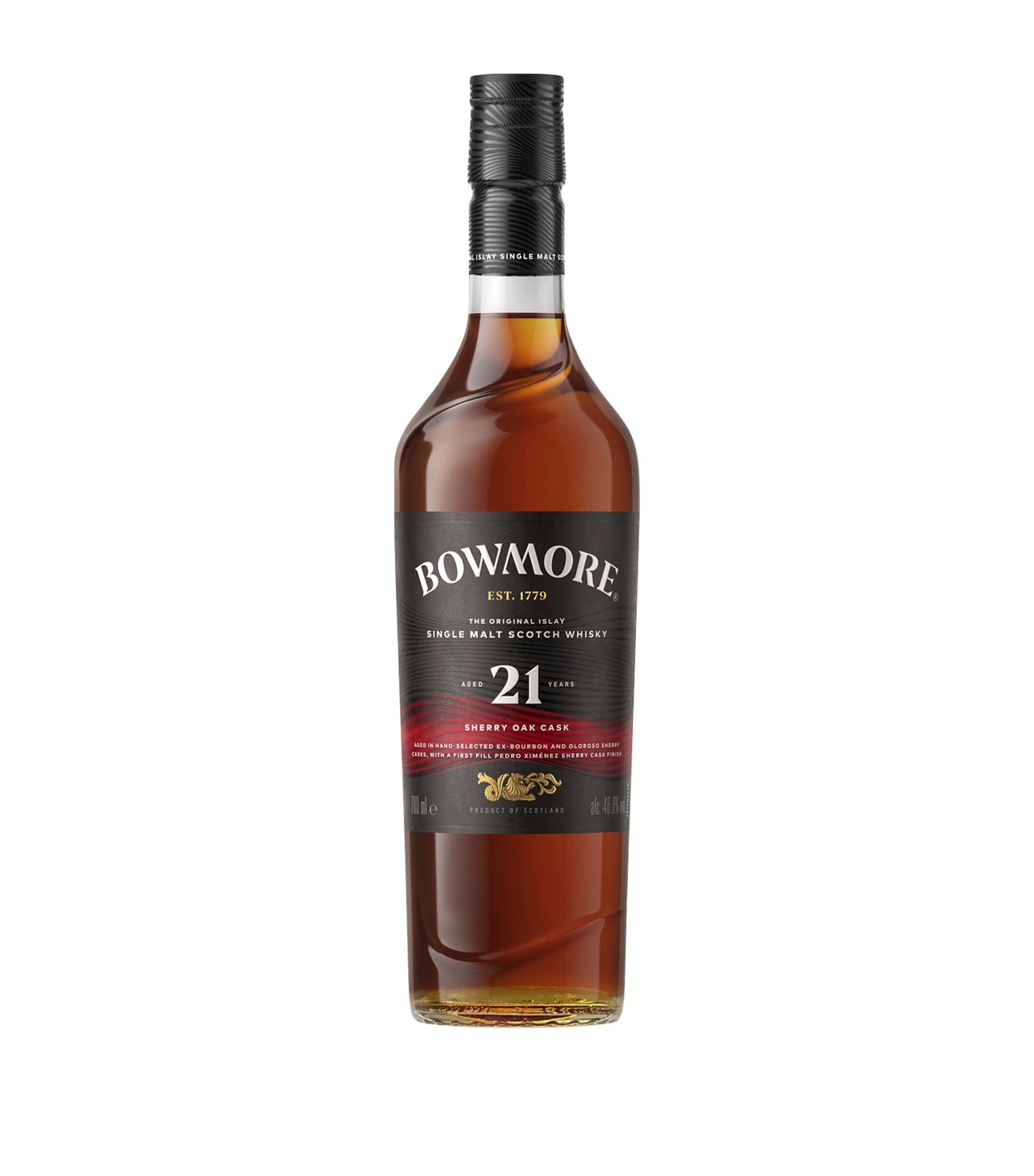 Bowmore 21-Year-Old Sherry Oak Cask Single-Malt Scotch Whisky (70cl)