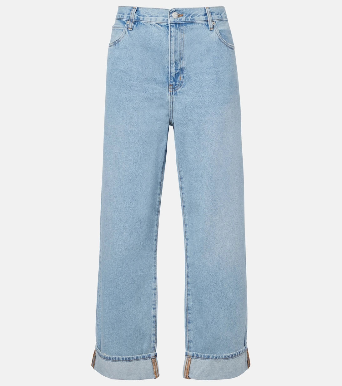 Frame - The Hang Cuff straight jeans
