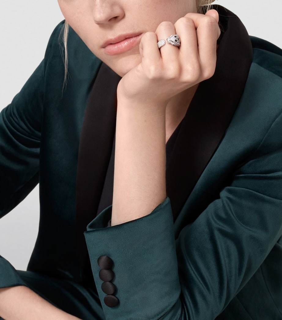 White Gold and Diamond Panthère de Cartier Ring