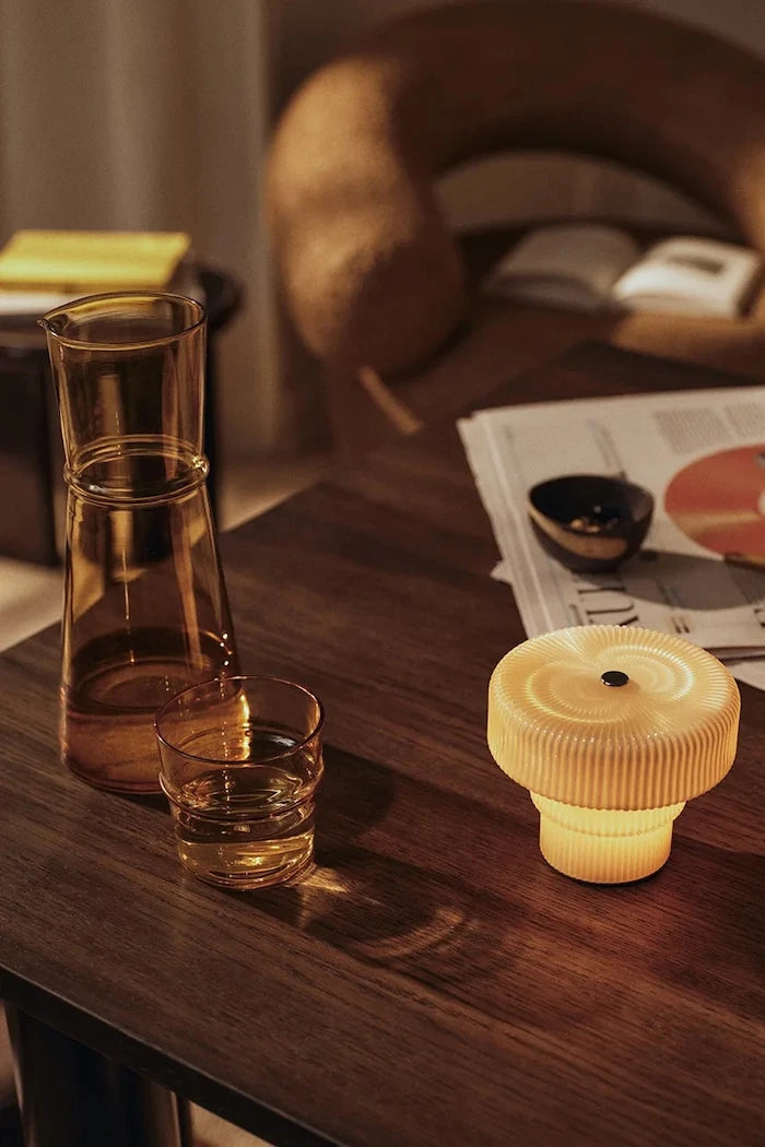 Ferm Living гарафа от цветно стъкло 25 x 11 cm