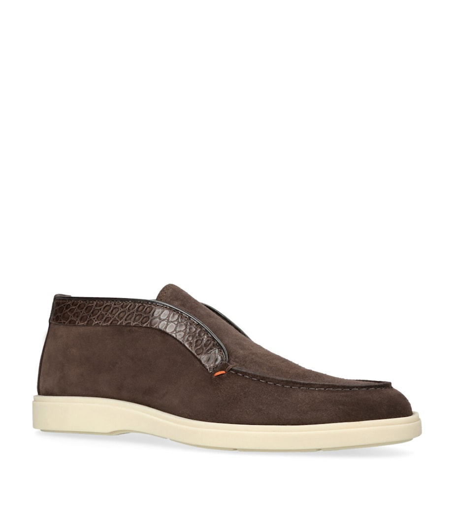 Suede Detroit Slip-On Sneakers