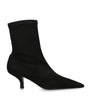 Black Suede Heeled Boots 55