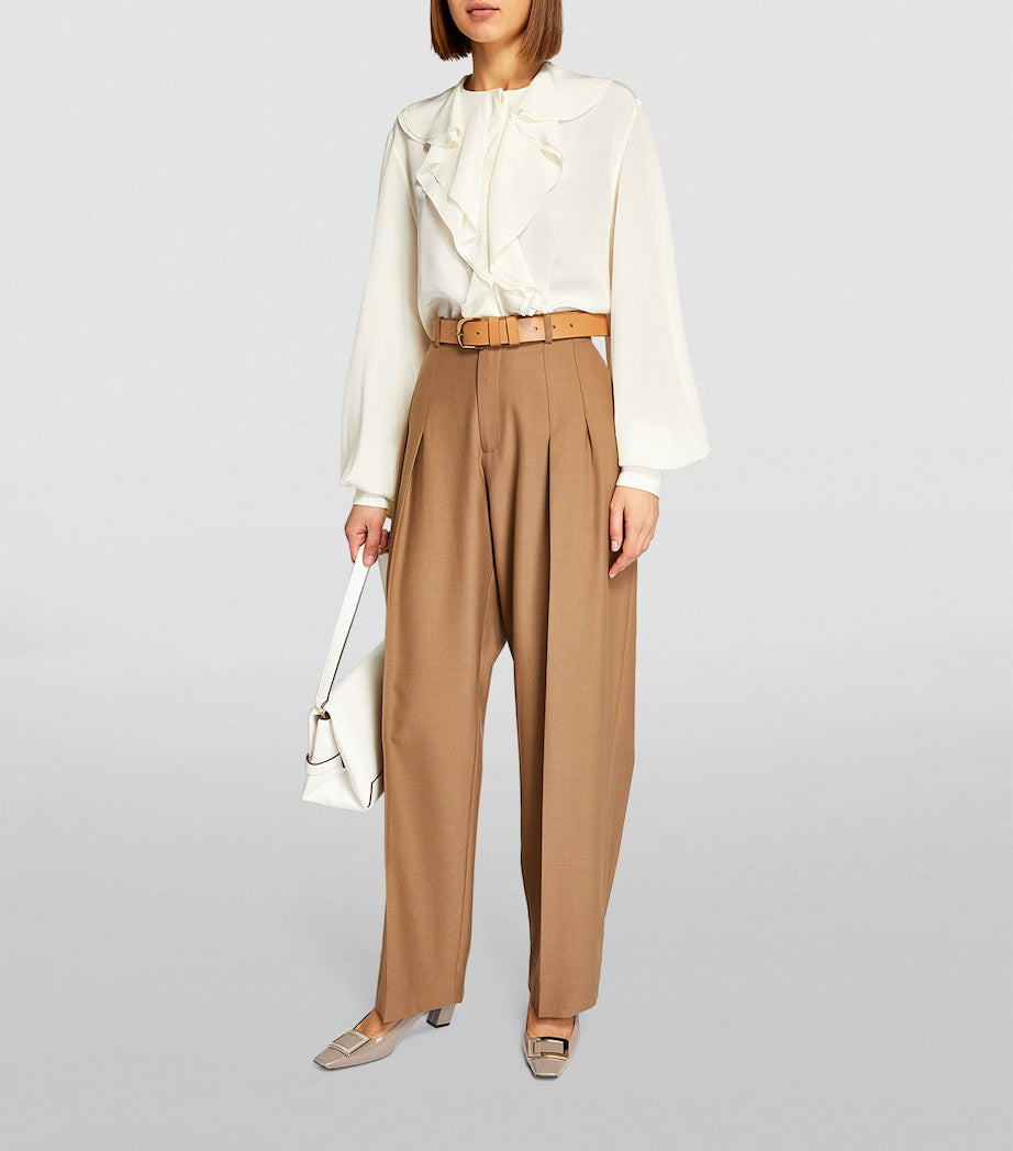 Roger Vivier Brown Decolleté Belle Vivier Pumps 45