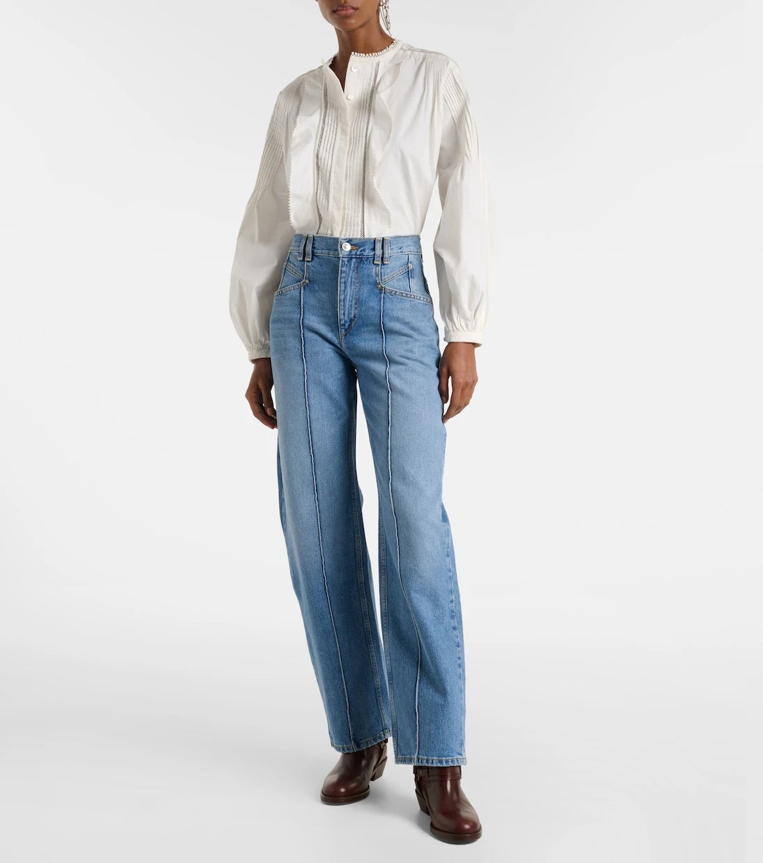 Isabel Marant - Drolane high-rise straight jeans