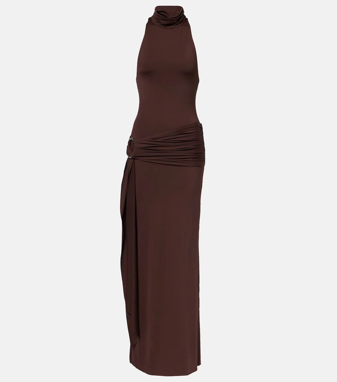 De La Vali - Aidana draped jersey maxi dress