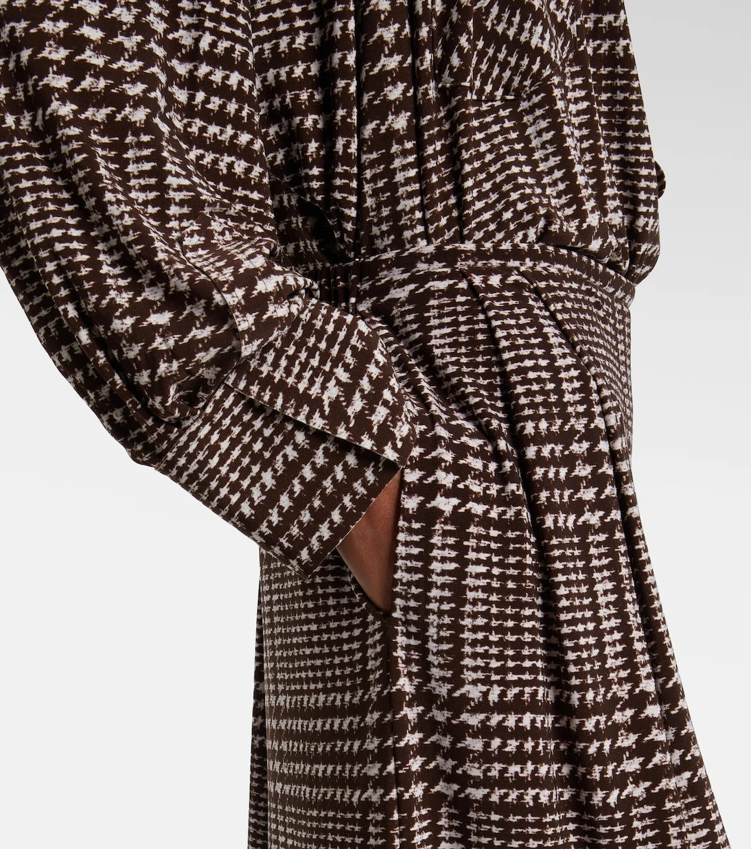 Norma Kamali - Prince of Wales check bodysuit