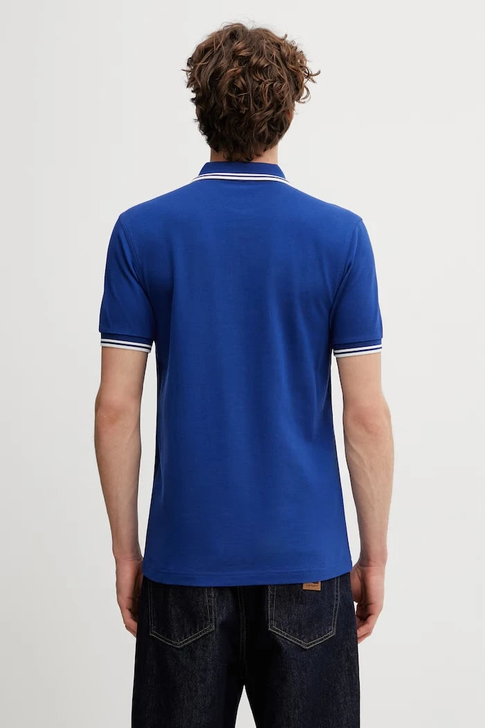 Памучна тениска с яка Fred Perry