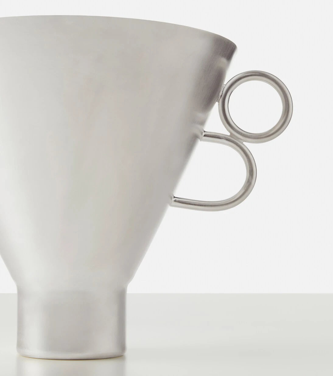 Natalia Criado - Vaso silver-plated metal vase