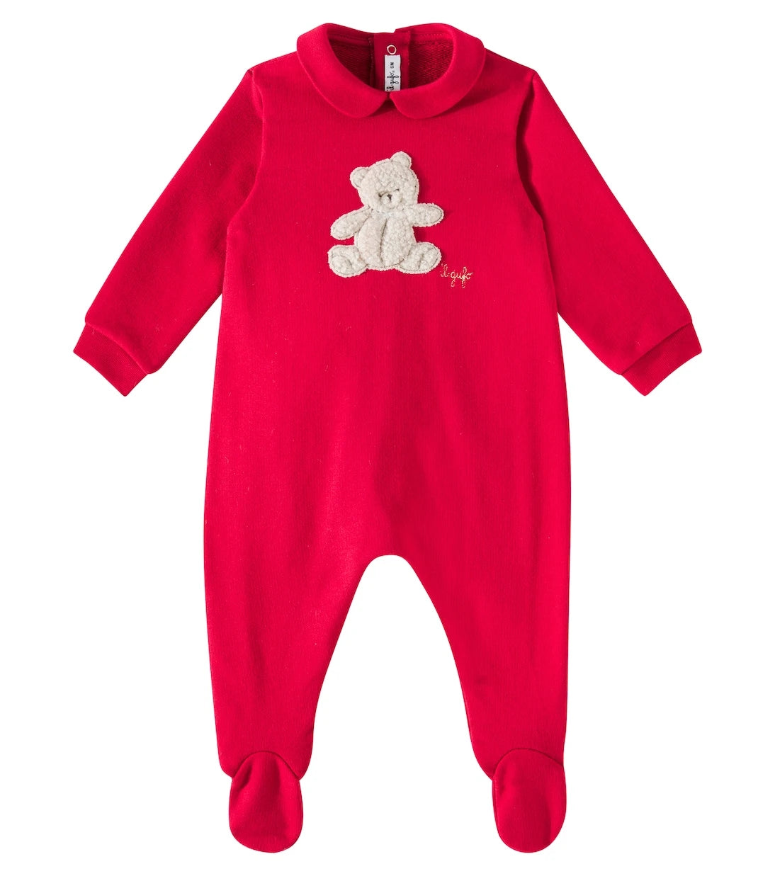 Il Gufo - Baby patch-appliqué cotton onesie