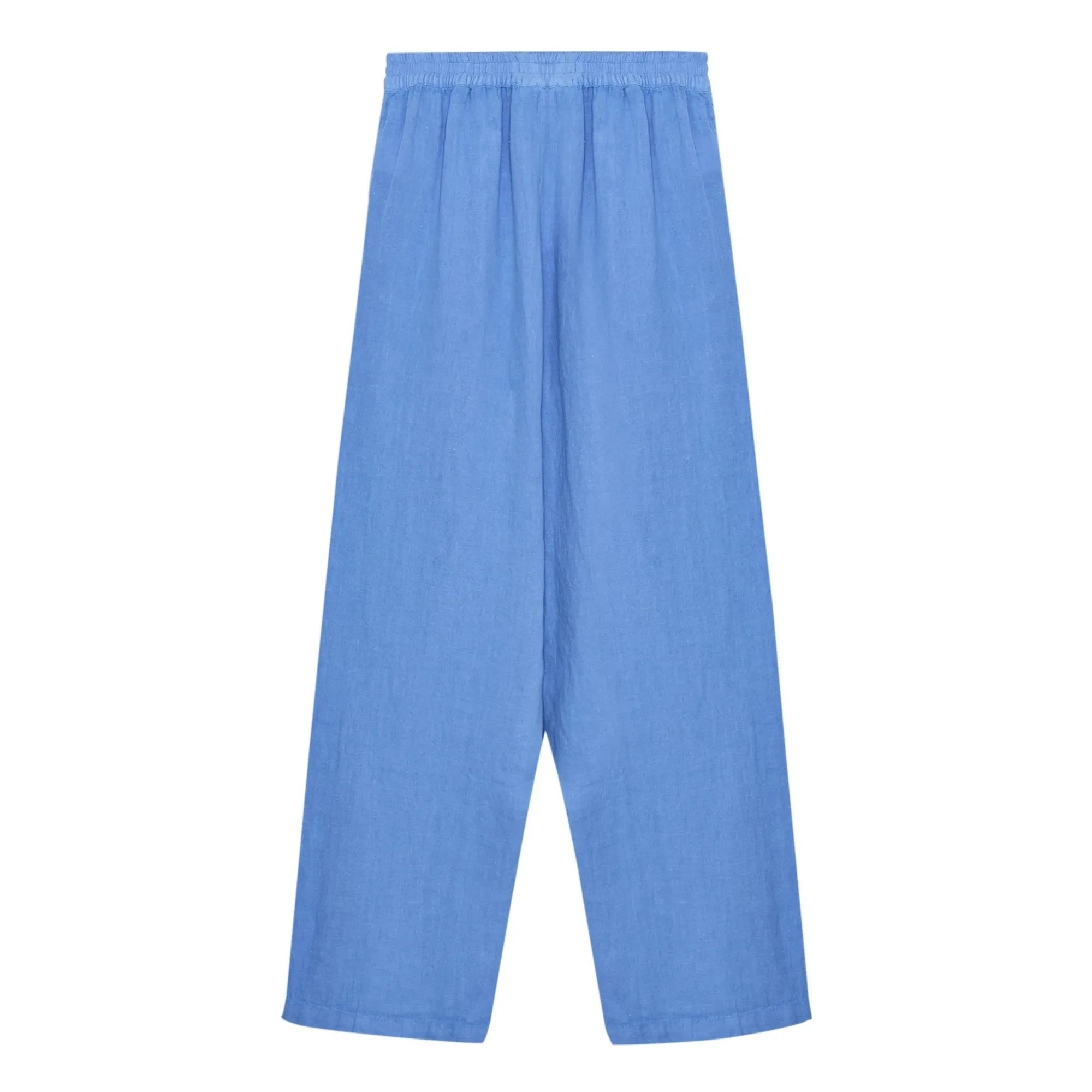 the new society - Melissa Linen Pants | Blue