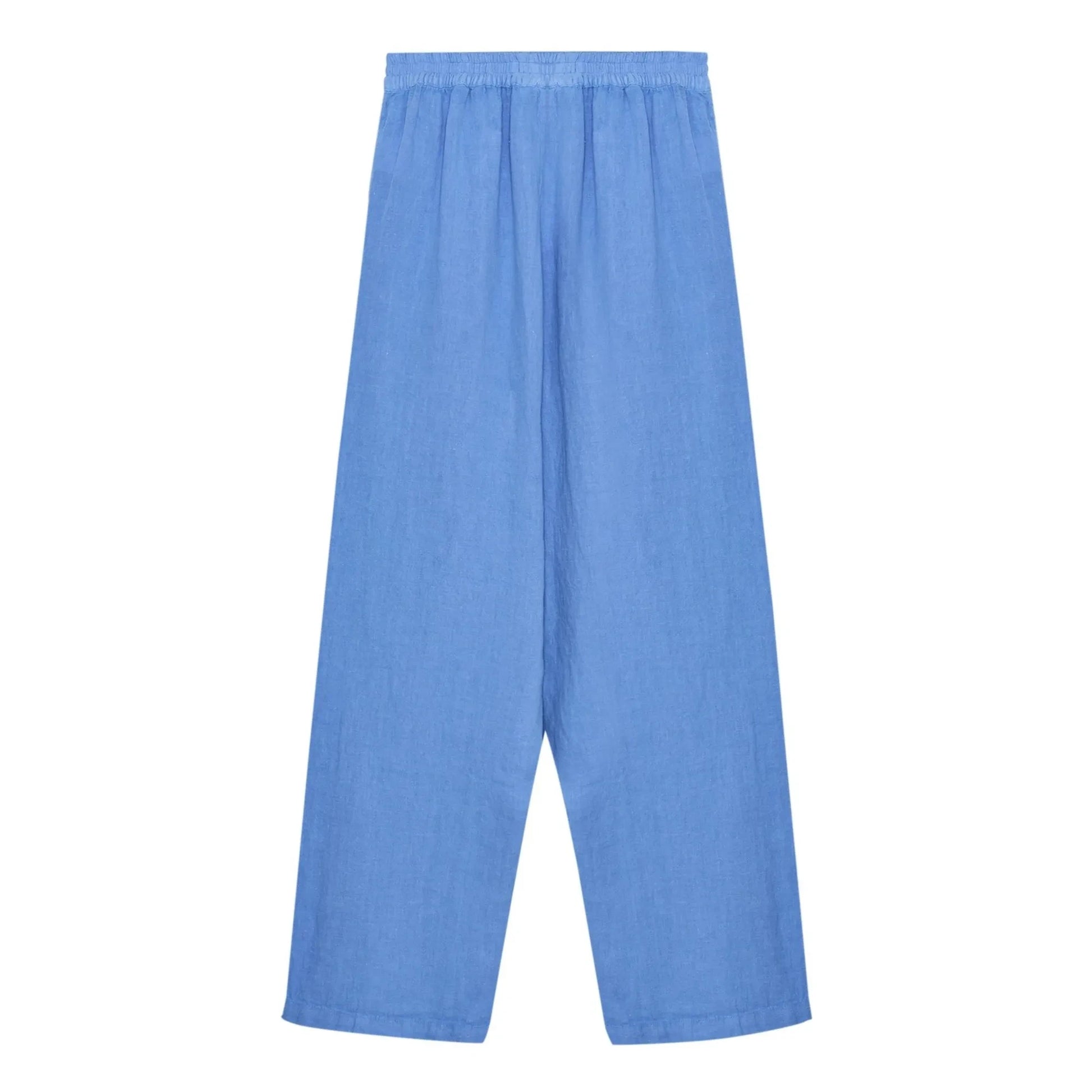 the new society - Melissa Linen Pants | Blue