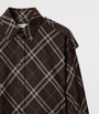 Burberry Brown Cotton Check Mini Shirt Dress