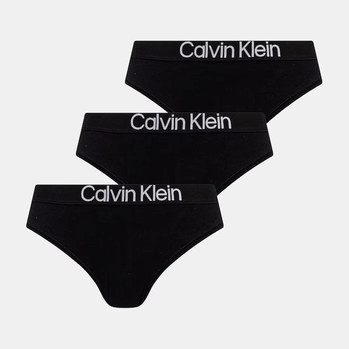 Calvin Klein Underwear pamuklu elastanlı kadın bikini külot 3'lü