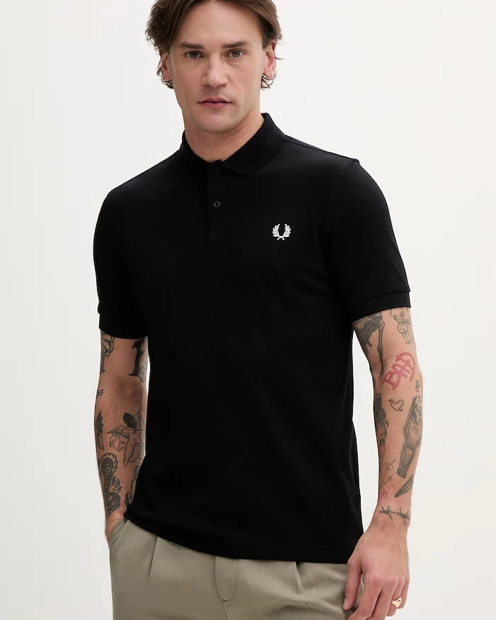 Памучна тениска с яка Fred Perry Plain Fred Perry Shirt