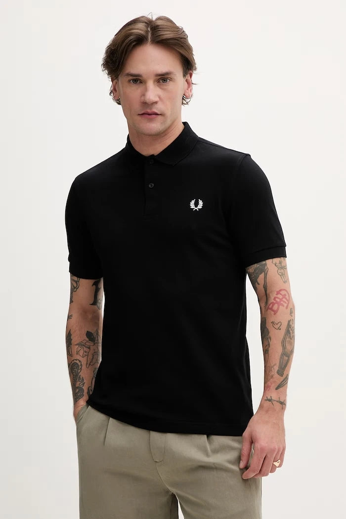 Памучна тениска с яка Fred Perry Plain Fred Perry Shirt