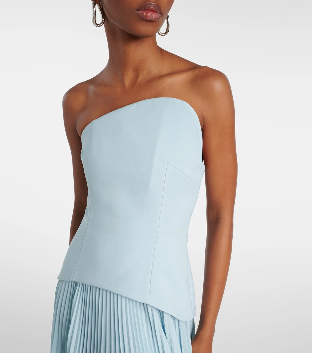 Solace London - Britt pleated gown