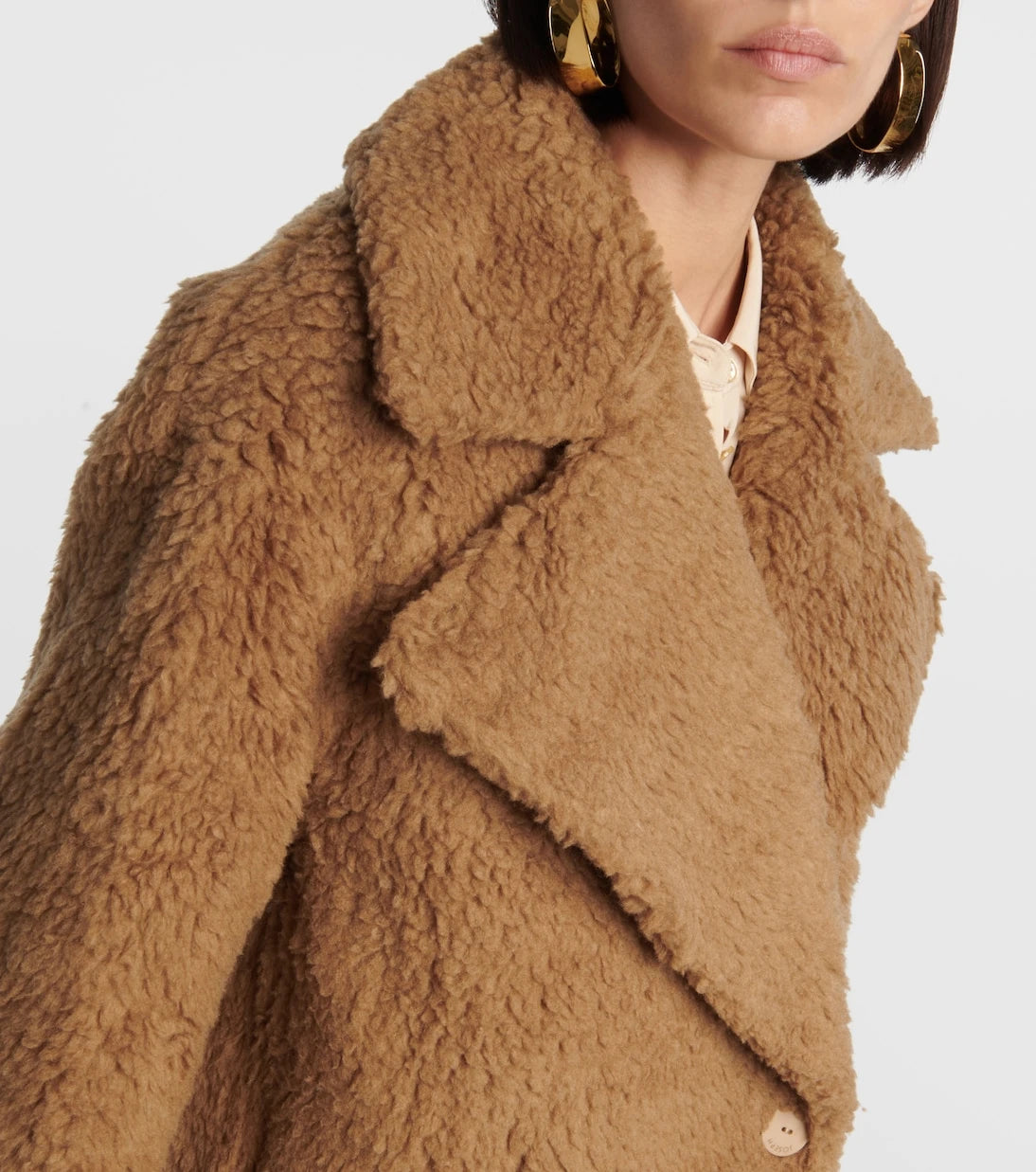 Joseph - Camel and silk coat
