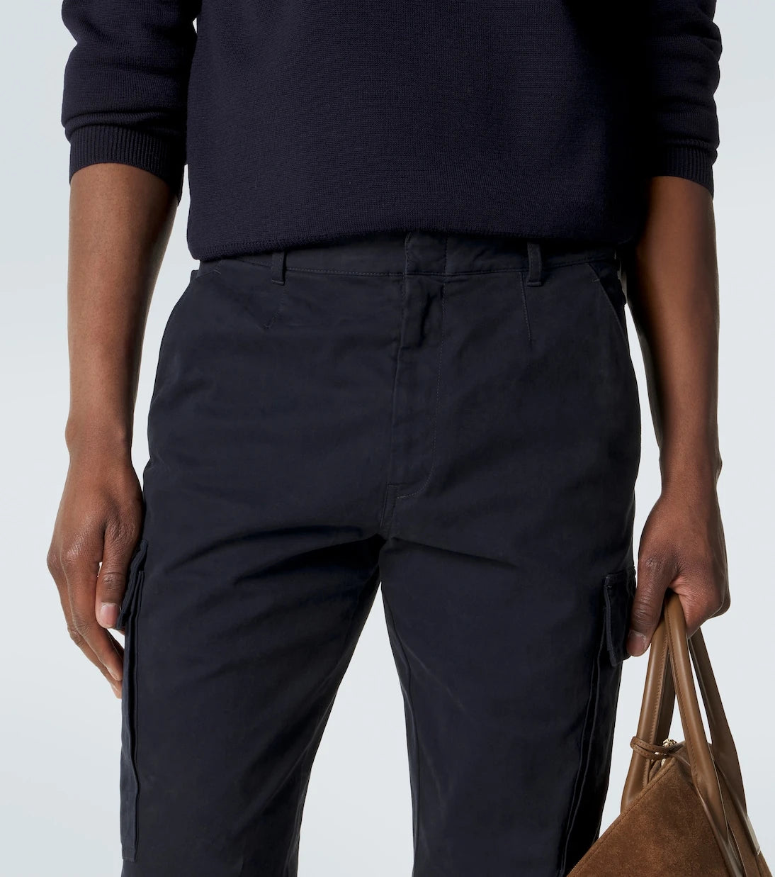 Ralph Lauren Purple Label - بنطال كارجو من مزيج القطن
