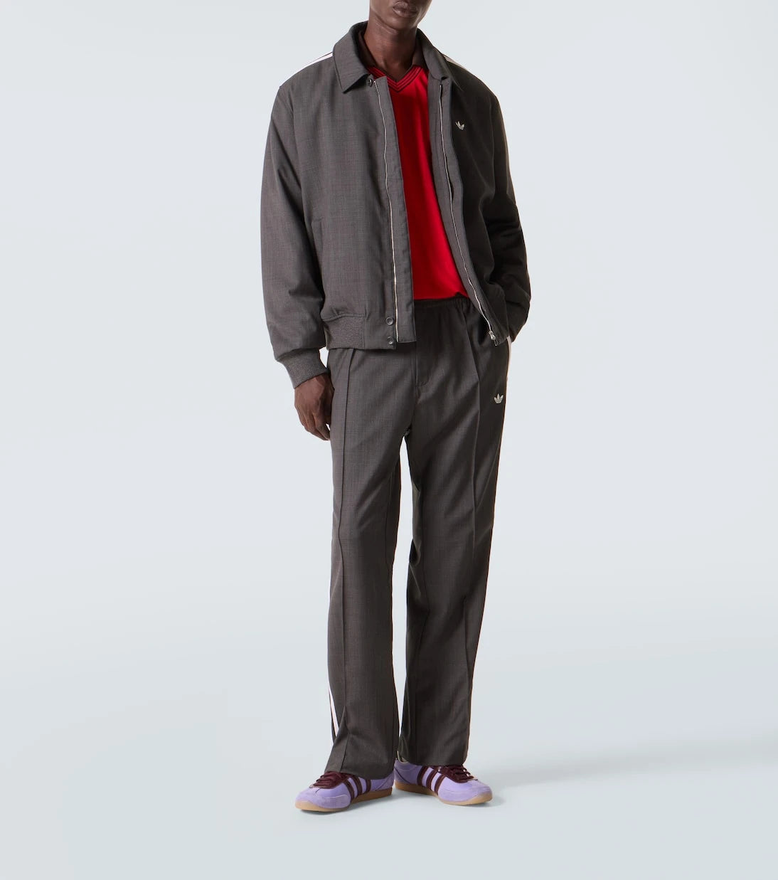 Adidas - x Wales Bonner wool-blend blouson jacket