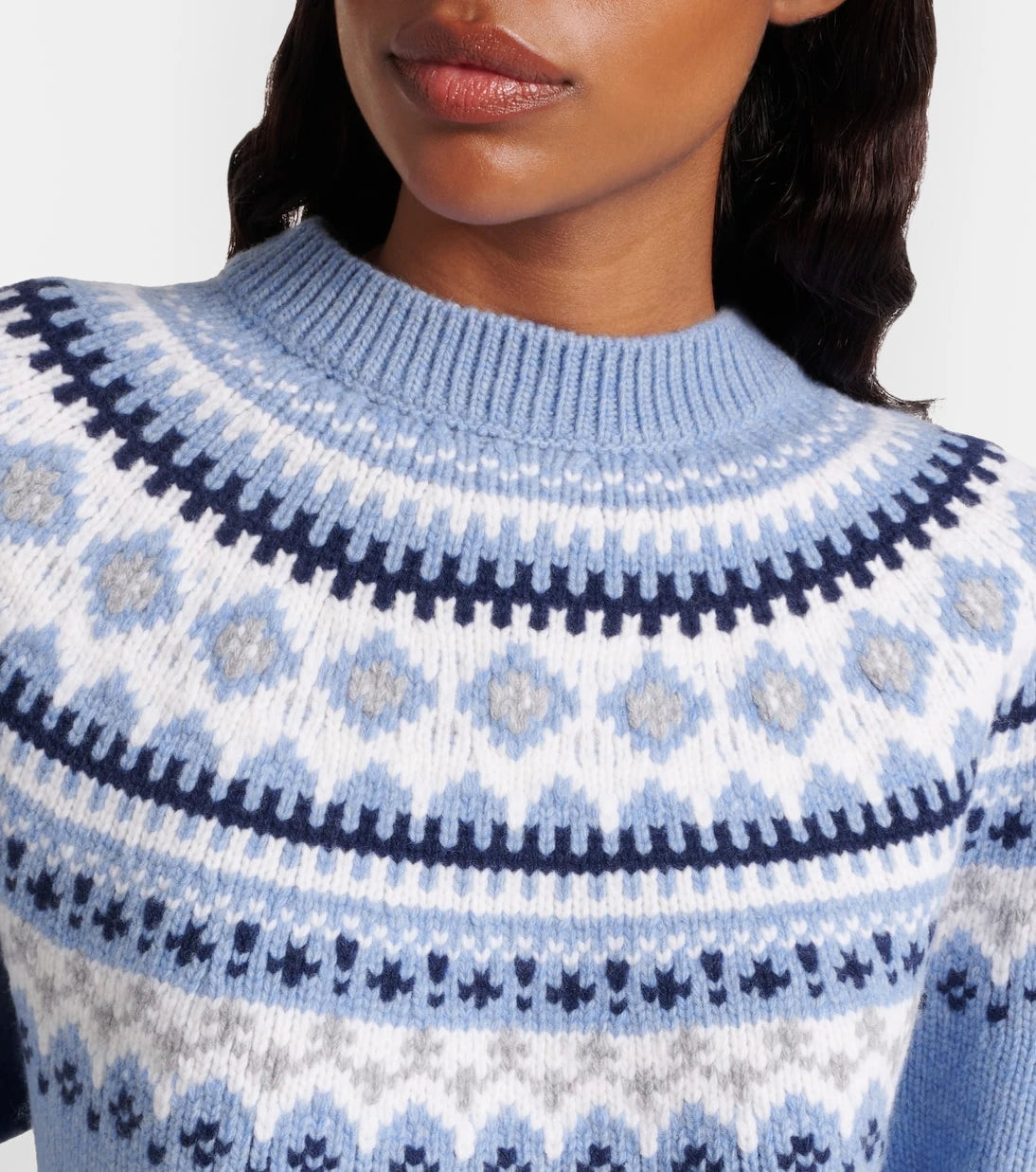 Miu Miu - Fair Isle virgin wool jacquard sweater