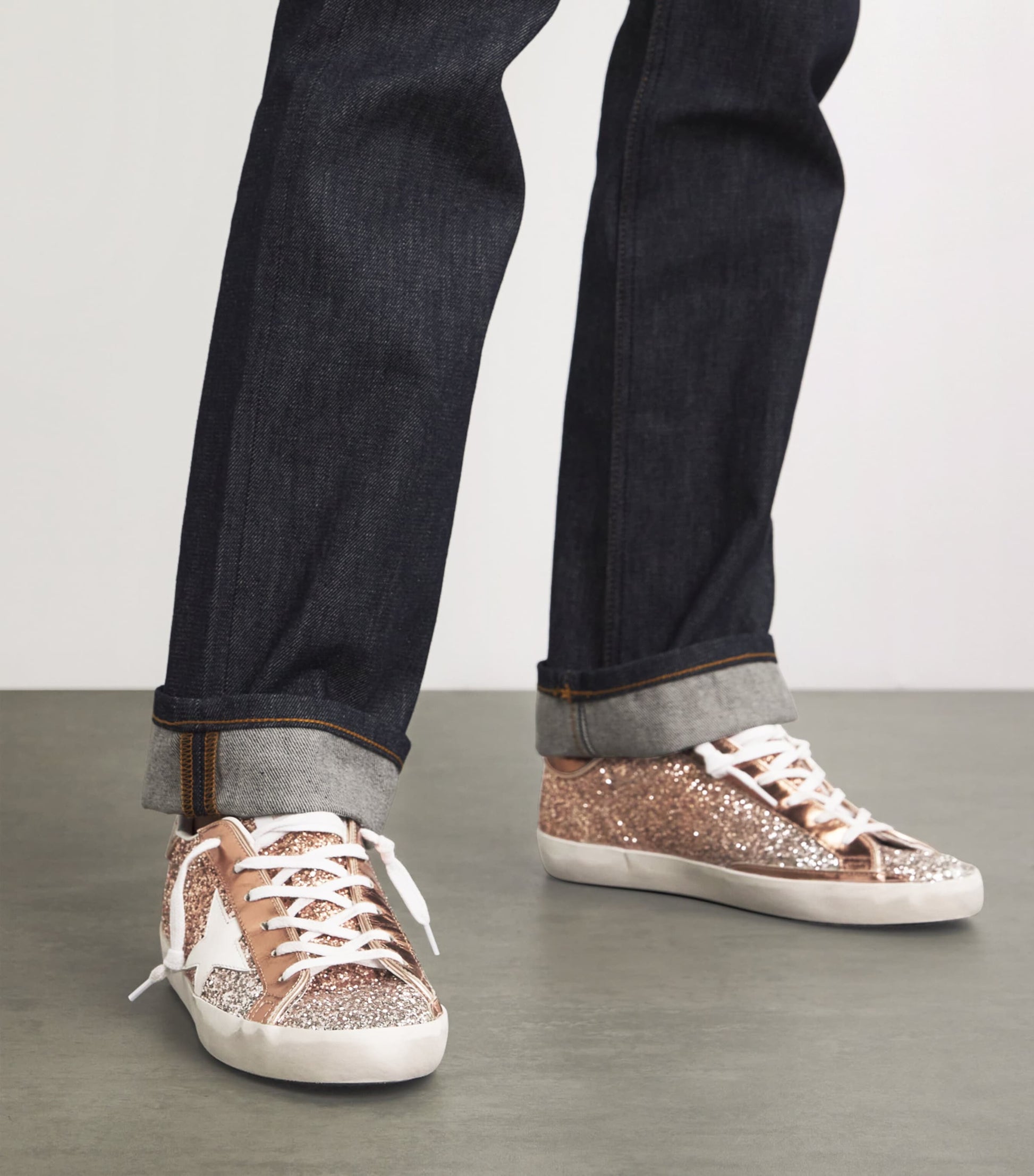 Silver Super-Star Sneakers