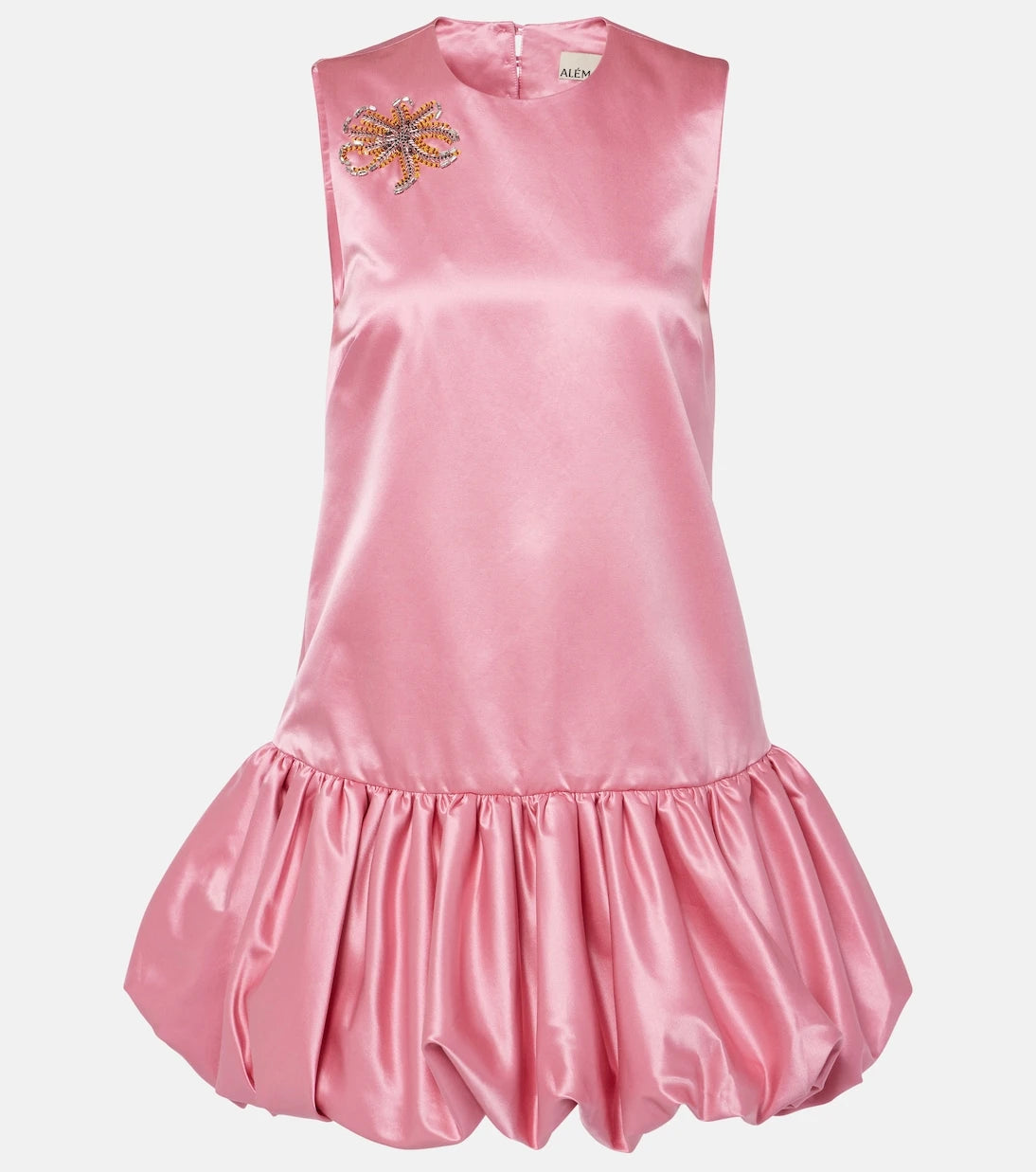 Alémais - Neptuna embellished satin minidress