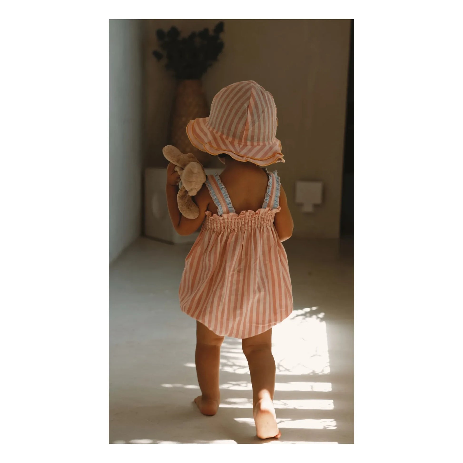 Lilinoa - Mona Stripe romper | Blush