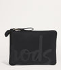 Black Logo Pocket Shopper Bag
