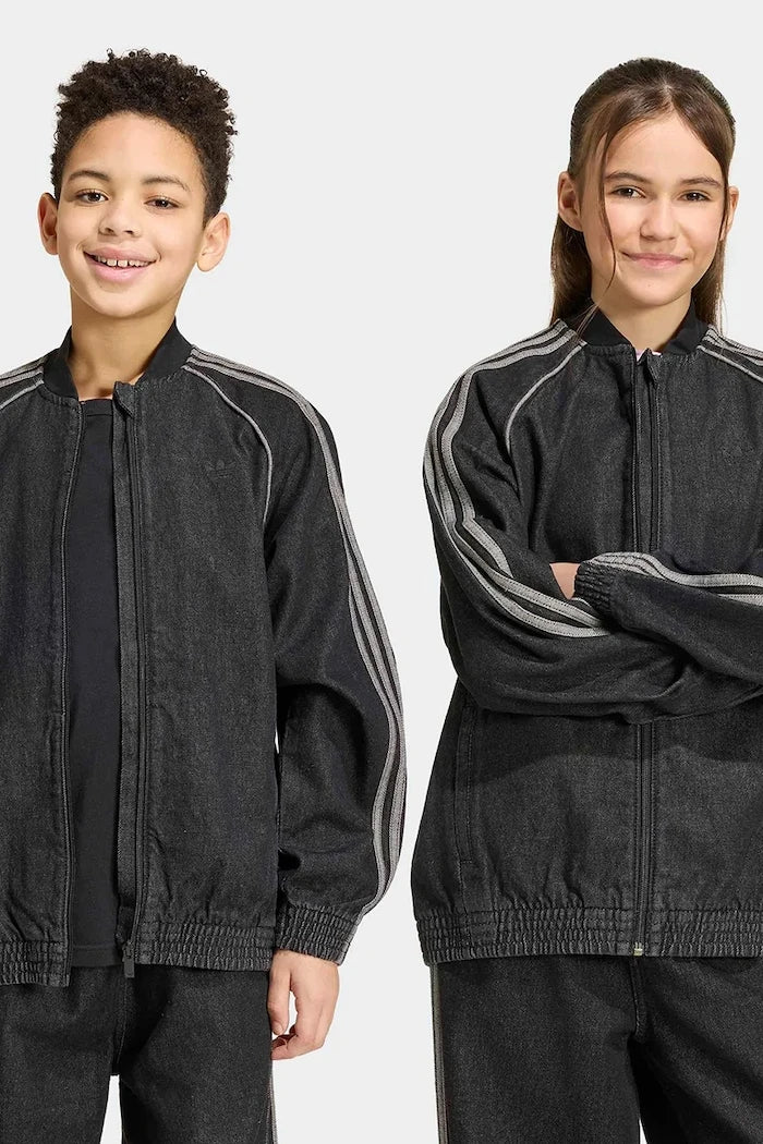 adidas Originals çocuklar için pamuklu denim ceket
