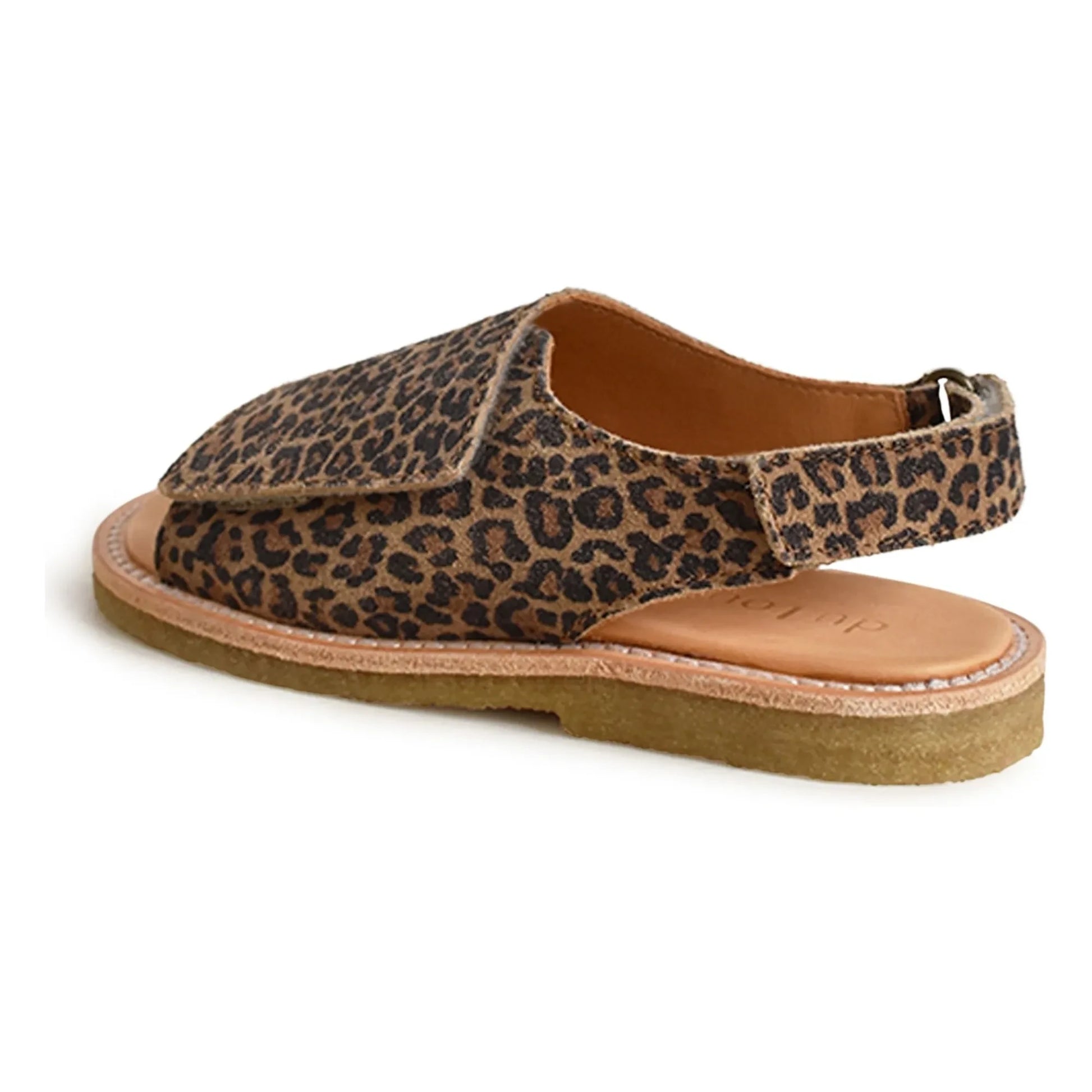 du Loua - Du Veda Leopard Suede Sandals | Brown