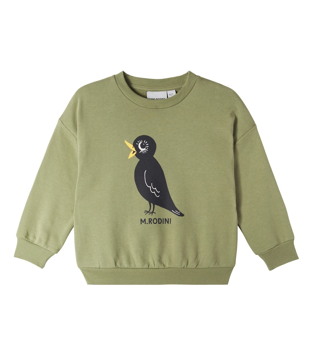 Mini Rodini - Blackbird cotton jersey sweatshirt